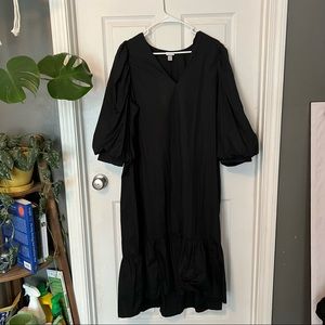 A New Day 3/4 puff sleeve midi dress | XXL